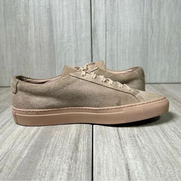 Woman By Common Projects Achilles Suede Lace Up Sneaker Women’s Size 7 EUR 37 - Picture 6 of 10